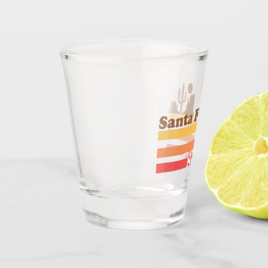 Vintag Santa Fe New Mexico Schnapsglas (Links)