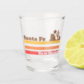 Vintag Santa Fe New Mexico Schnapsglas (Vorderseite)