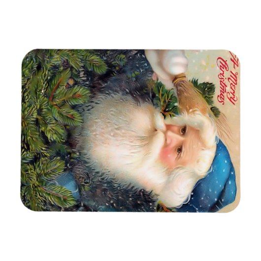 Vintag Santa Flex Magnet (Horizontal)