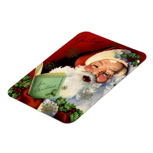 Vintag Santa Flex Magnet (Linke Seite)