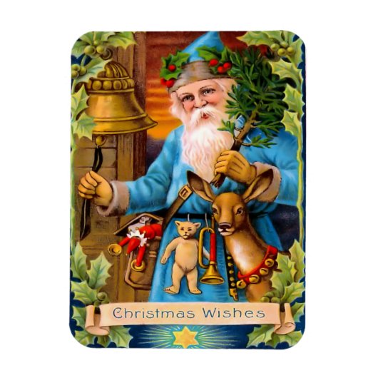 Vintag Santa Flex Magnet (Vertikal)