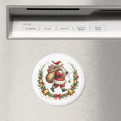 Vintag Santa Magnet (In Situ (Geschirrspüler))