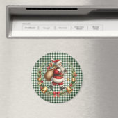 Vintag Santa Magnet (In Situ (Geschirrspüler))