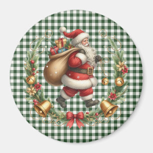 Vintag Santa Magnet