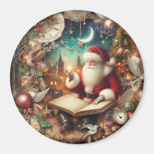 Vintag Santa Magnet