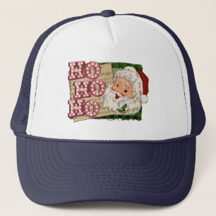 Vintag Santa Marquee Lights Ho Ho Truckerkappe
