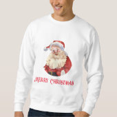 VINTAG SANTA MERRY CHRISTMAS SWEATSHIRT (Vorderseite)