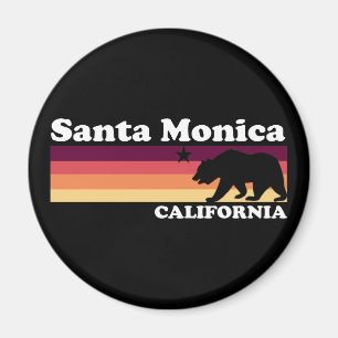 Vintag Santa Monica Kalifornien Magnet
