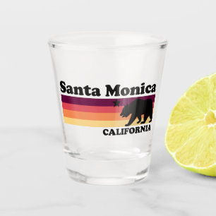 Vintag Santa Monica Kalifornien Schnapsglas