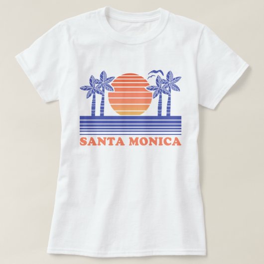 Vintag Santa Monica T-Shirt (Design vorne)
