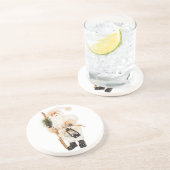 ***VINTAG SANTA*** SANDSTONE UNTERSETZER (Seite)