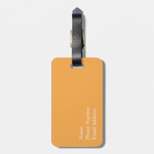 Vintag Saskatchewan Gepäckanhänger (Rückseite vertikal)