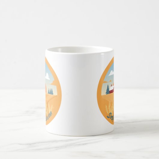 Vintag Saskatchewan Kaffeetasse (Mittel)