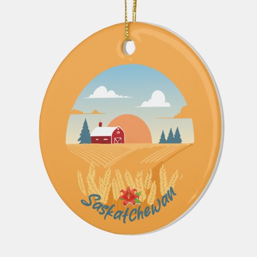 Vintag Saskatchewan Keramik Ornament (Links)