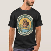 Vintag Saskatoon SK Good Vibes Gift T-Shirt (Vorderseite)