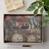 Vintag Satna Claus Father Weihnachtsdekoupage Seidenpapier (Geschenk)