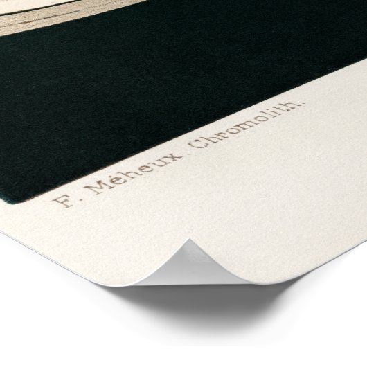 Vintag Saturn Poster (Ecke)