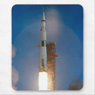 Vintag Saturn V Apollo 11 Start Mousepad
