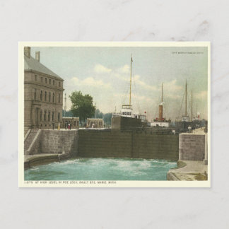 Vintag Sault Ste Marie Postkarte