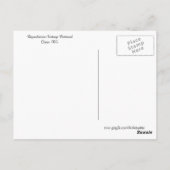 Vintag Sault Ste Marie Postkarte (Rückseite)