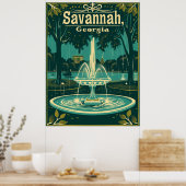 Vintag Savannah Poster (Küche)