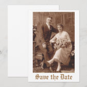 Vintag Save the Date (Vorne/Hinten)
