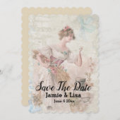 Vintag Save the Date (Vorne/Hinten)