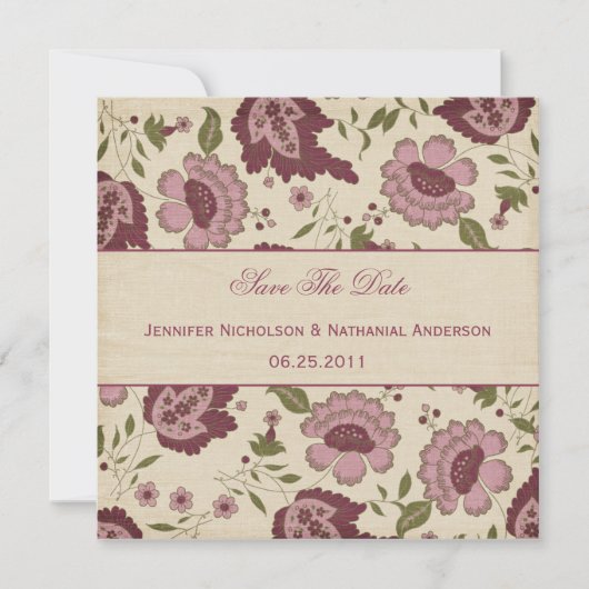 Vintag Save the Date (Vorderseite)