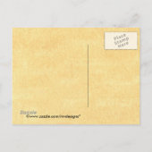 Vintag Save the Date! Damask Einladung Postkarten (Rückseite)