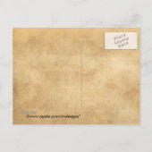 Vintag Save the Date! Einladungspostkarten Ankündigungspostkarte (Rückseite)