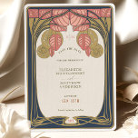 Vintag Save the Date Mackintosh Inspiriert Bäume Einladung<br><div class="desc">Die Einladung "Mackintosh Inspiriert Bäume: Vintag Save the Date", ein perfektes Symbol für Wachstum, Einheit und Liebe für Ihren Hochzeitstag. Zwei abstrakte Bäume in Bloom umgeben Ihre Hochzeitsdetails, inspiriert vom legendären schottischen Architekten Charles Rennie Mackintosh. In vielen Kulturen repräsentieren Bäume Wachstum, Stärke und Verbindung, Eigenschaften, die perfekt eine blühende Beziehung...</div>