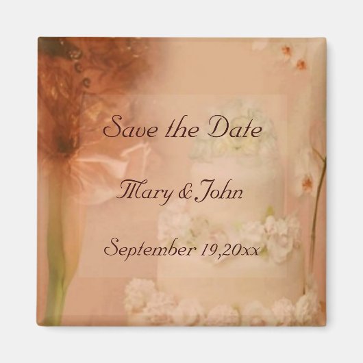 Vintag Save the Date Magnet (Vorne)