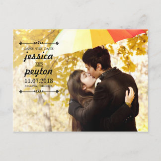 VINTAG Save the Date Postkarte