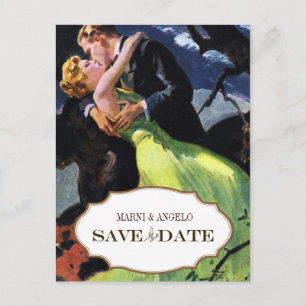 Vintag Save the Date Postkarten