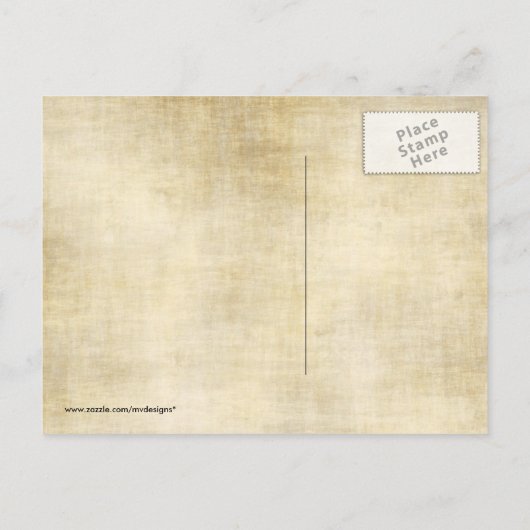 Vintag Save the Date! Postkarten (Rückseite)