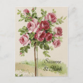 Vintag Save the Date Postkarten (Vorderseite)