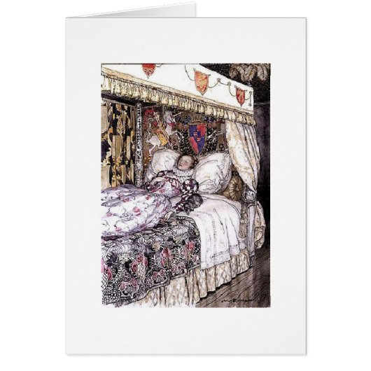 Vintag - schlafende Prinzessin, (Vorne)