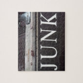 Vintag-Schlepptagebahn JUNK SIGN Puzzle (Vertikal)