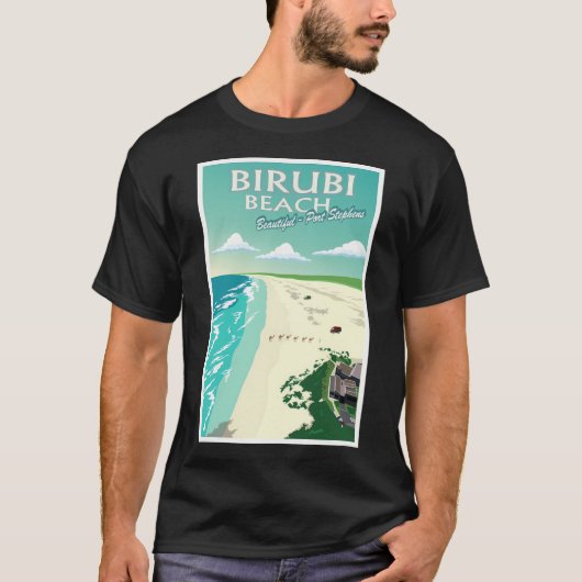 Vintag - schön - Port Stephens - Birubi T-Shirt (Vorderseite)