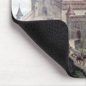 Vintag - schönes altes Schloss Mousepad (Ecke)
