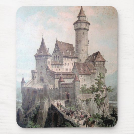 Vintag - schönes altes Schloss Mousepad (Vorne)