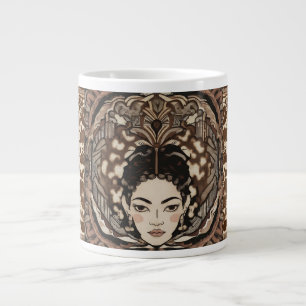Vintag, schönes Erbe, antiker Stil Jumbo-Tasse