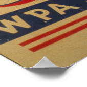 Vintag School Lunch Milk Poster (Ecke)