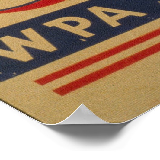 Vintag School Lunch Milk Poster (Ecke)