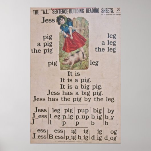 Vintag School Poster (Vorne)