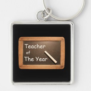 Vintag School Slate Teacher of the Year Schlüssela Schlüsselanhänger