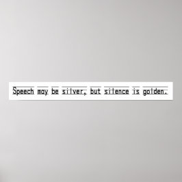 Vintag Schoolroom Proverb Poster