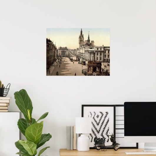 Vintag Schottland, Aberdeen Castlegate c1905 Poster (Heimbüro)