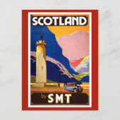 Vintag Schottland Travel Postcard Postkarte (Vorderseite)