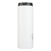 Vintag Schwarz und Weiß Thermosbecher (Rückseite)